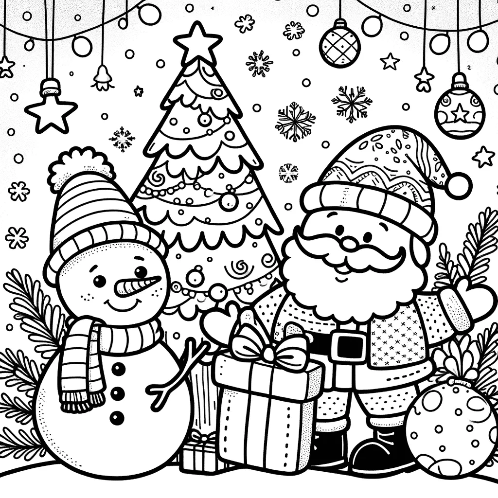 Ausmalbilder für Weihnachten