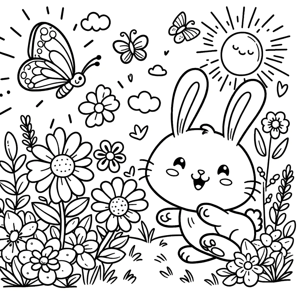 Ausmalbilder Frühling