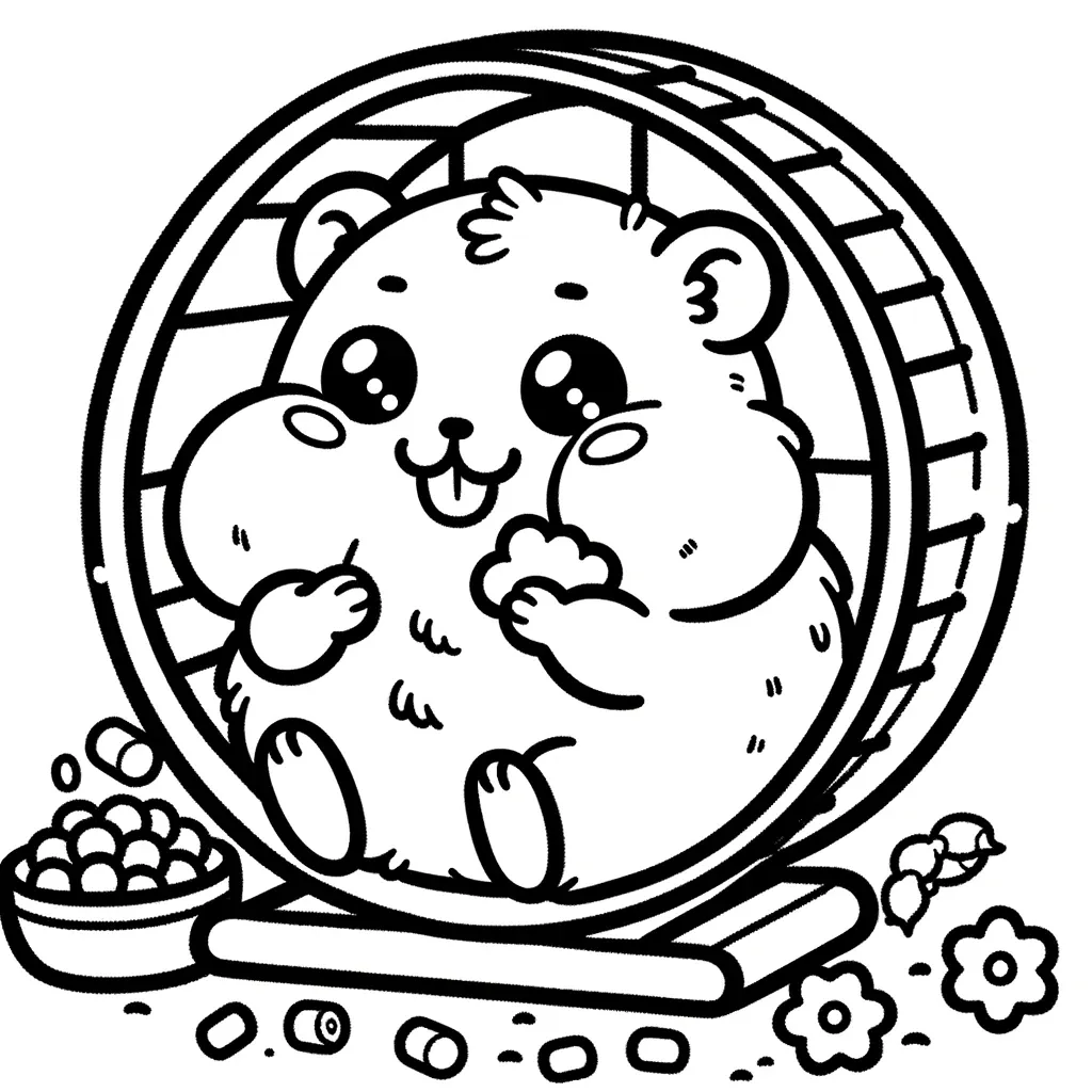 Ausmalbilder Hamster