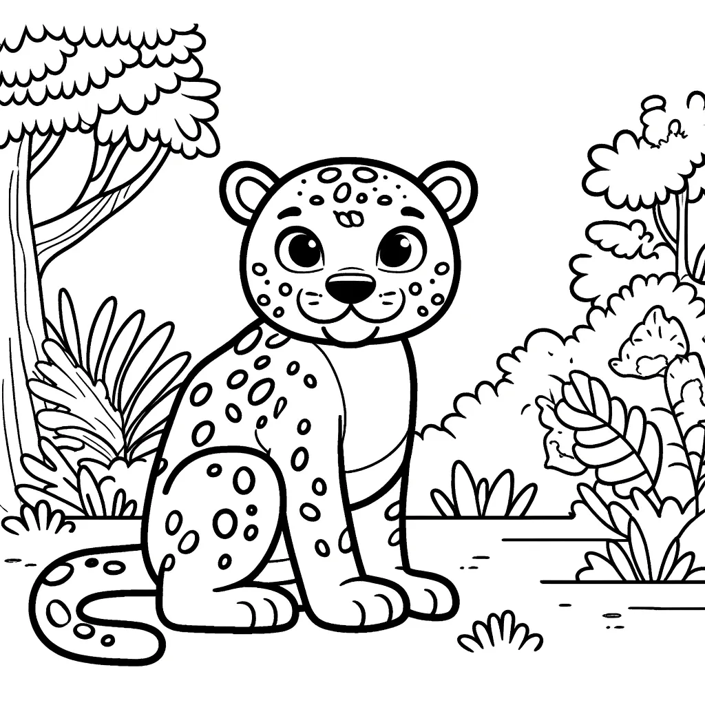Ausmalbilder Jaguar