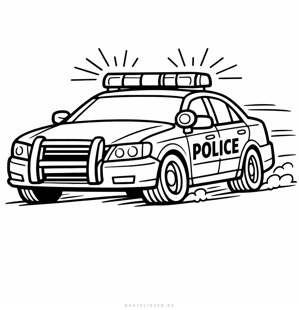 Ausmalbilder Polizei