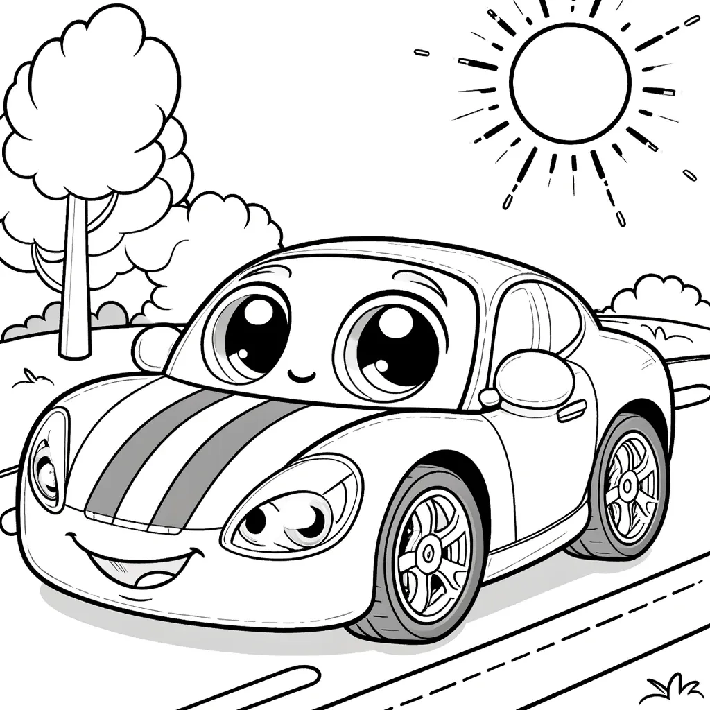 Ausmalbilder Sportwagen