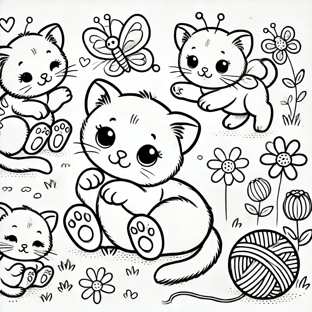 Ausmalbilder Süße Tiere