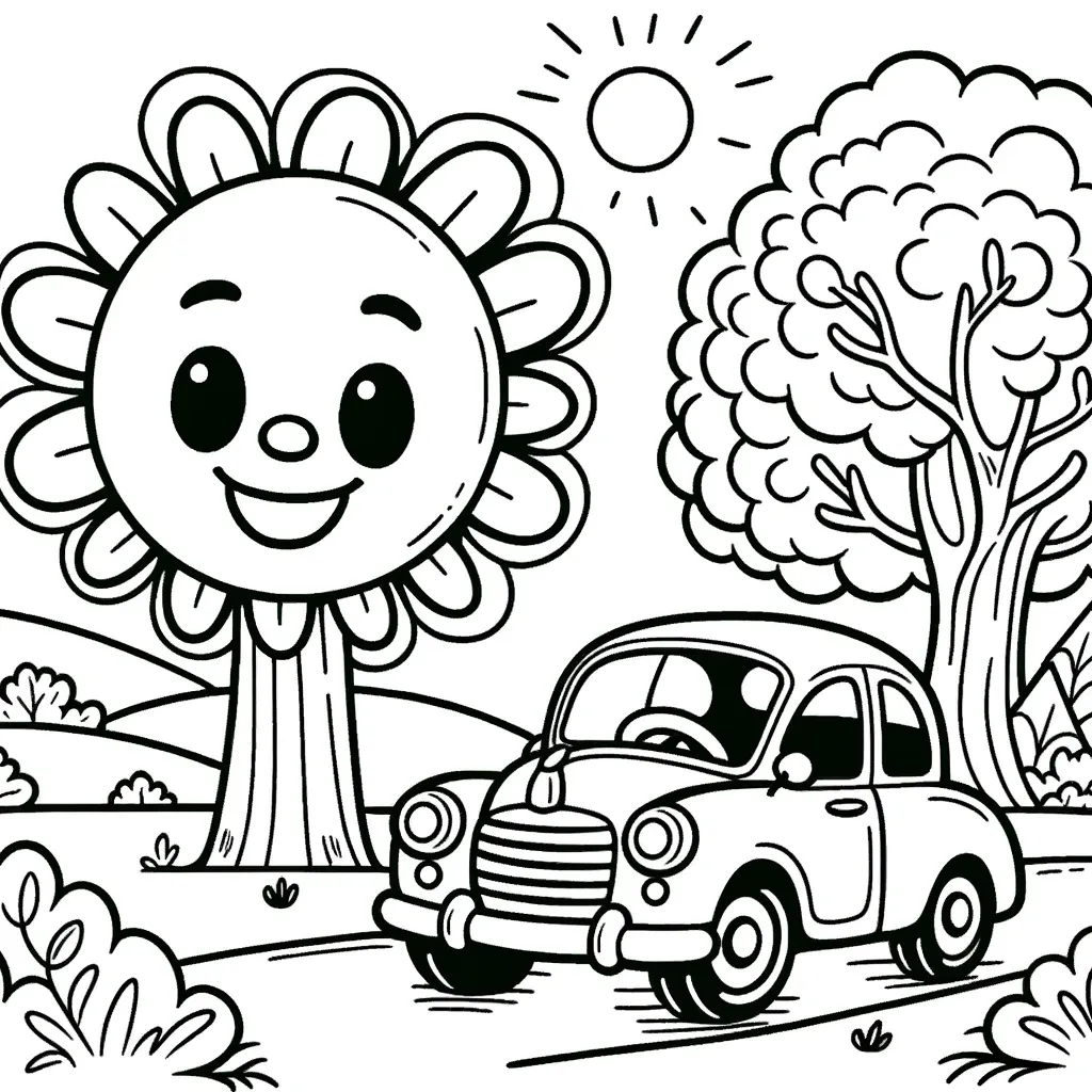 Auto Ausmalbilder