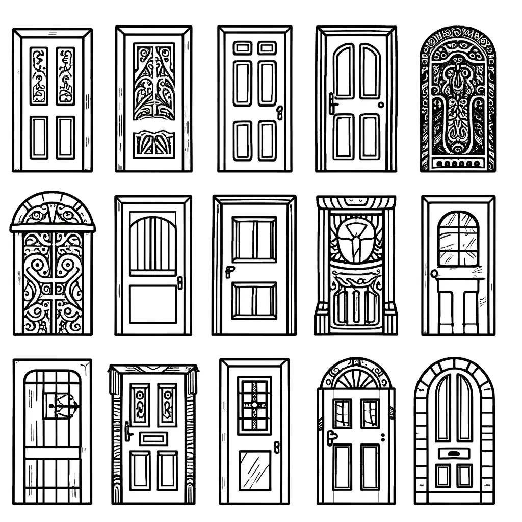 Doors Ausmalbilder