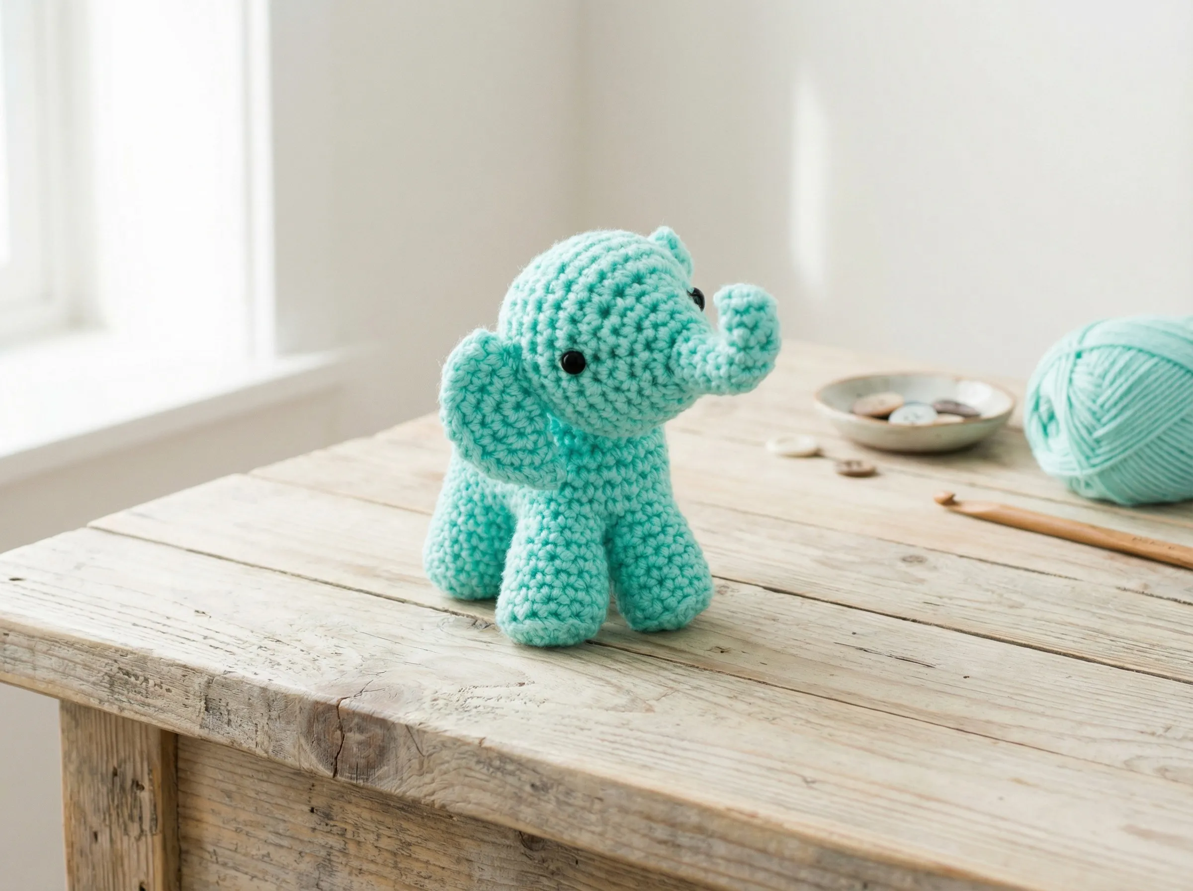 Elefant häkeln - Anleitung