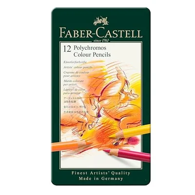 Faber-Castell Polychromos Buntstifte (12er Metalletui)