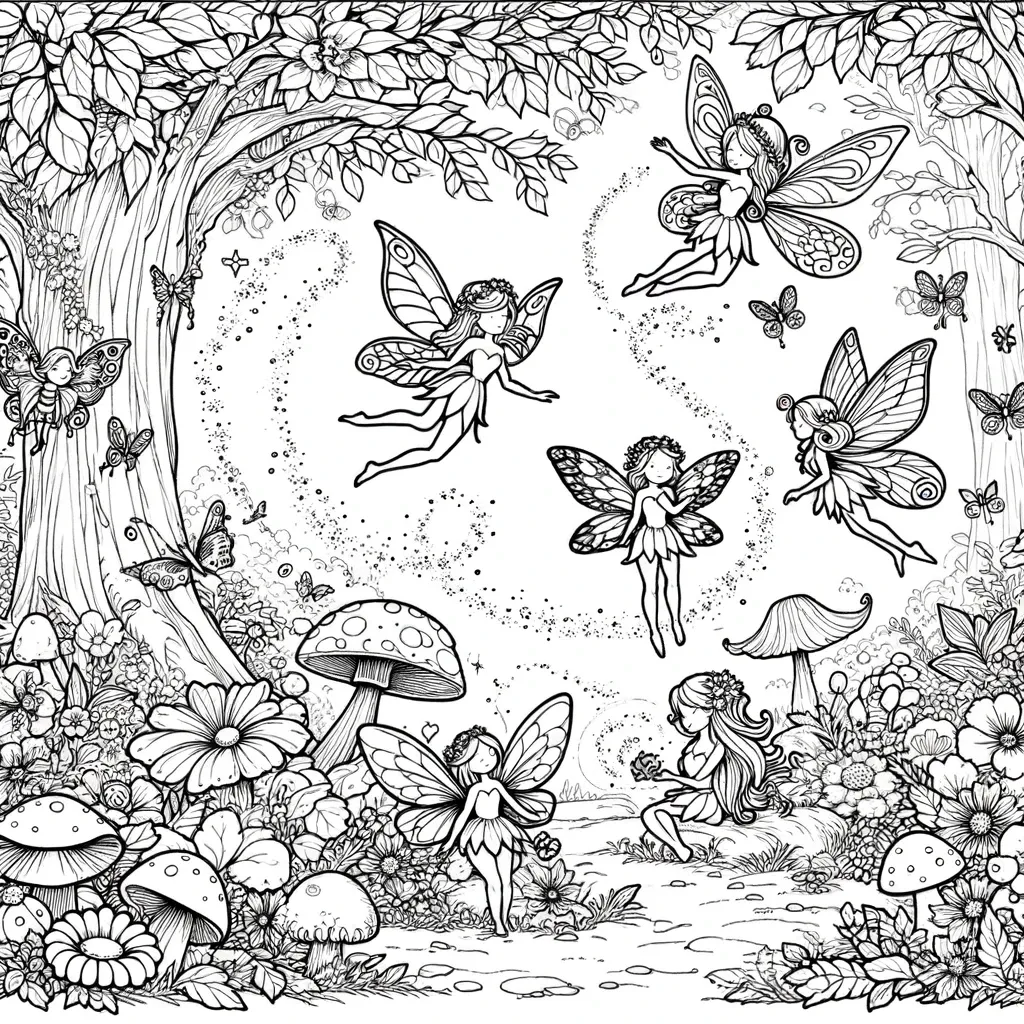 Feen Ausmalbilder