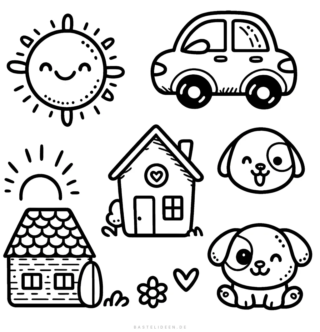 Niedliche Kleine Ausmalbilder