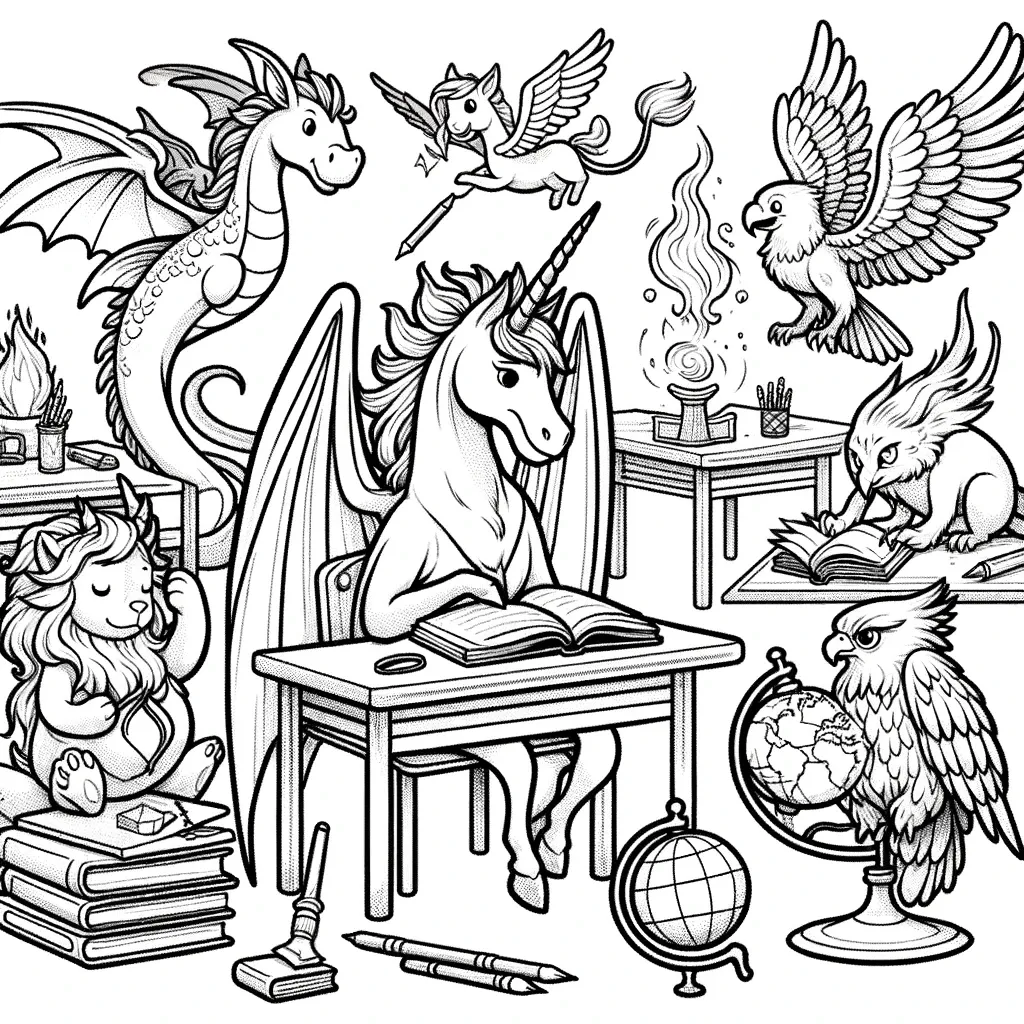 Schule Der Magischen Tiere Ausmalbilder
