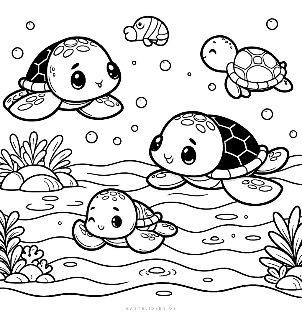 Turtles Ausmalbilder