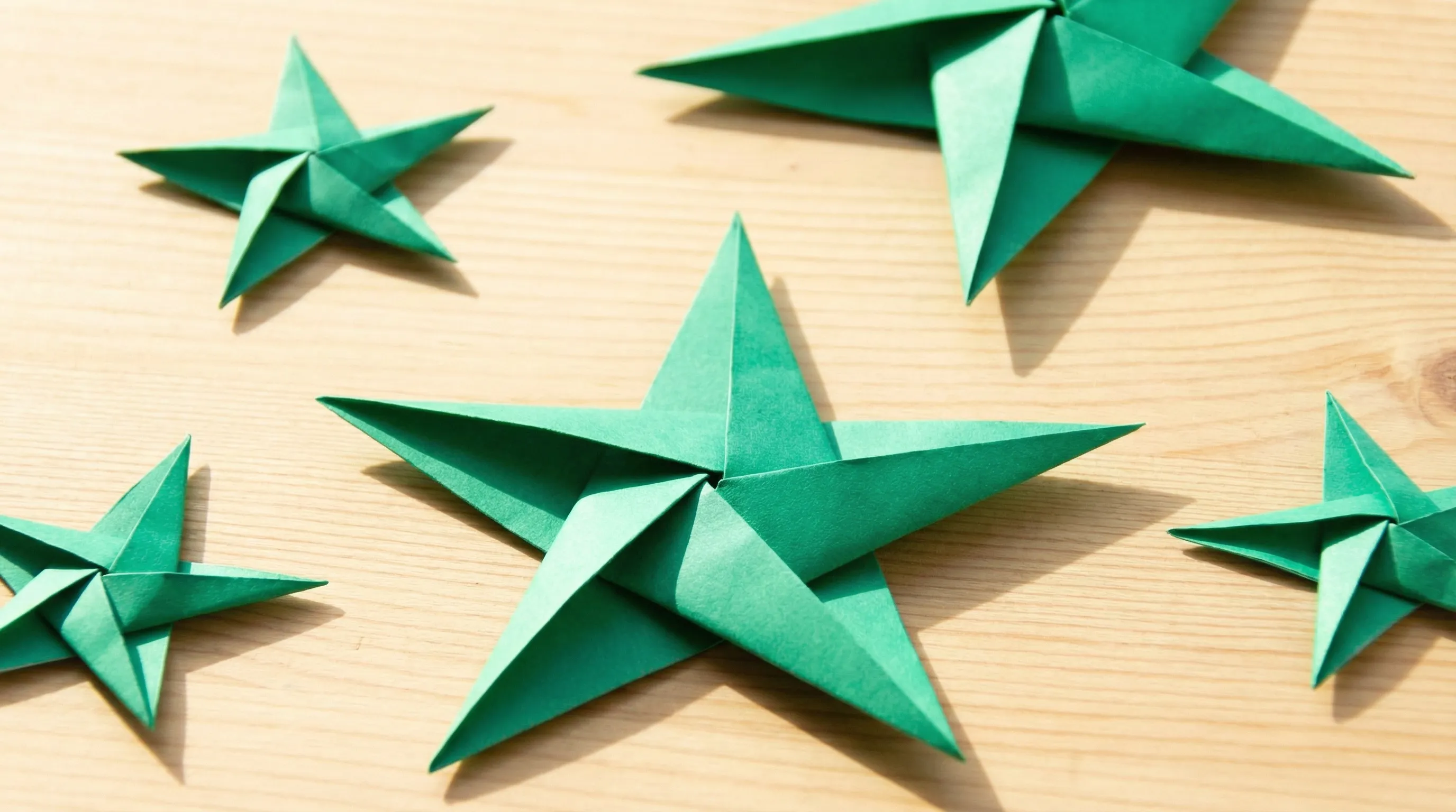 Origami Sterne falten - Anleitung