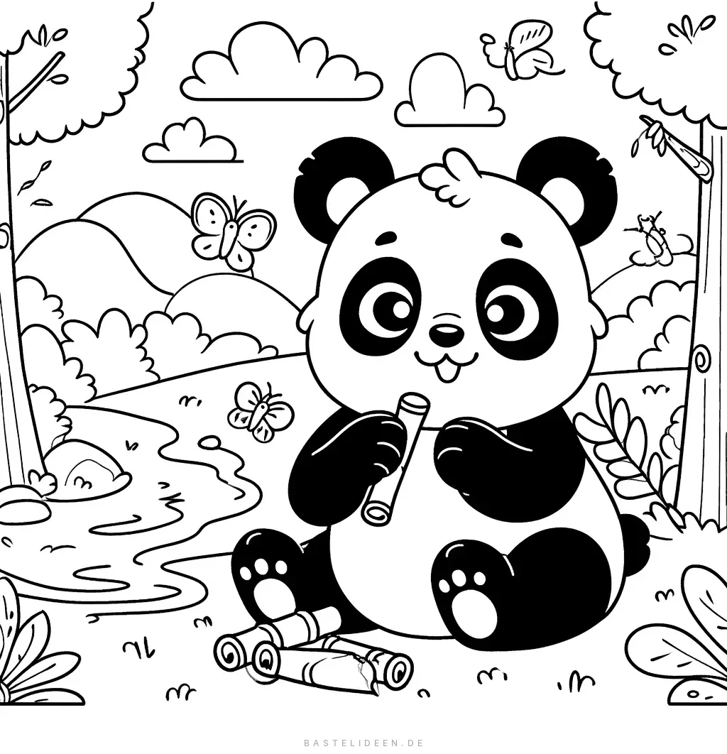 Süßer Pandabär
