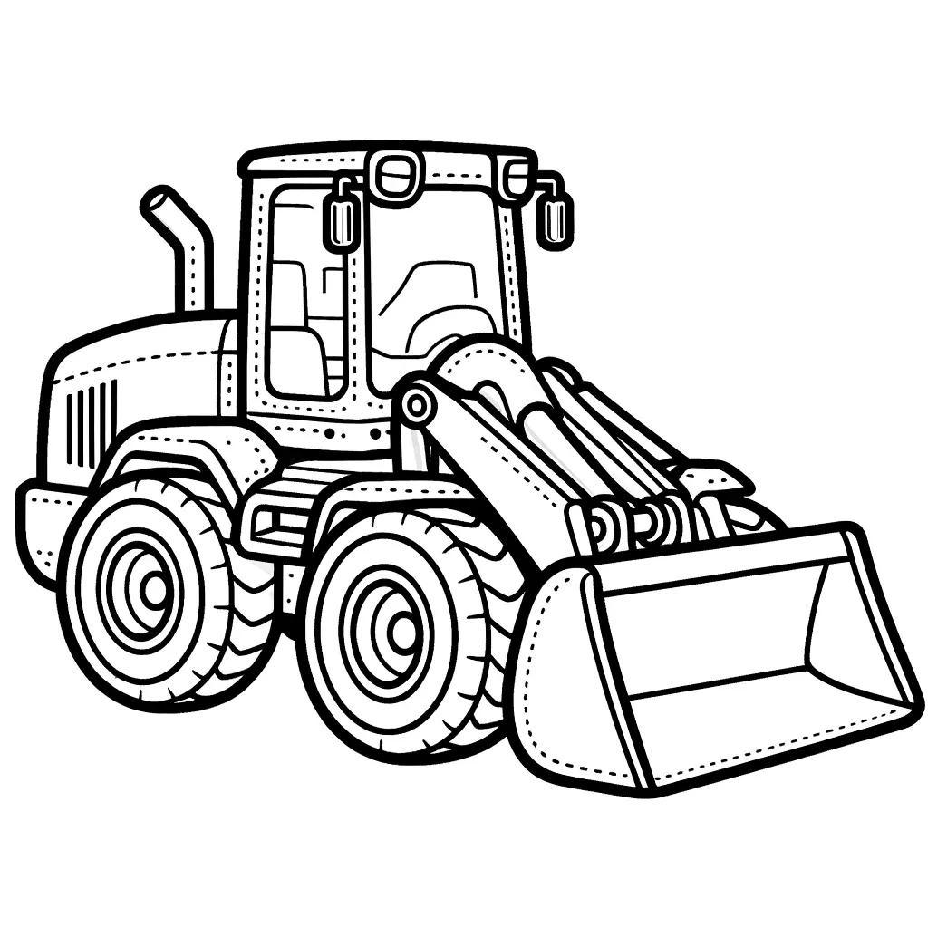 Radlader mit großer Frontschaufel