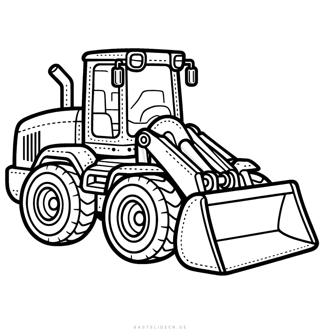 Radlader mit großer Frontschaufel