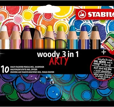 STABILO woody 3 in 1 – 10er Set ARTY