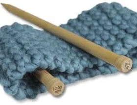 Strickset für Anfänger - Haarband aus Peruwolle