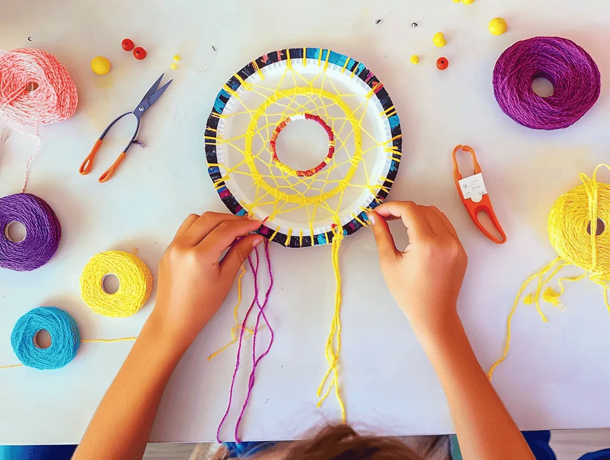 Traumfänger basteln - Anleitung