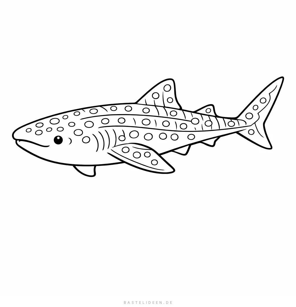 Sanfter Walhai mit gepunktetem Muster