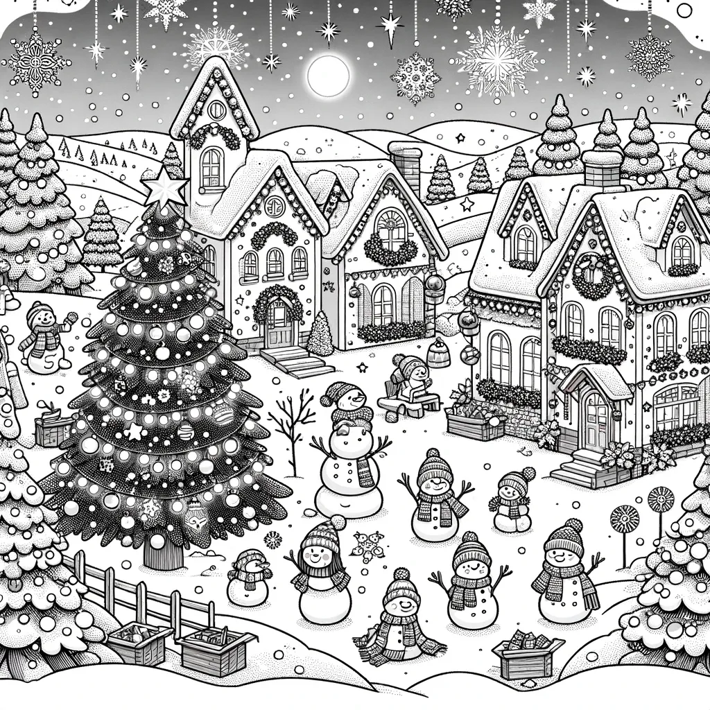 Weihnachts Ausmalbilder