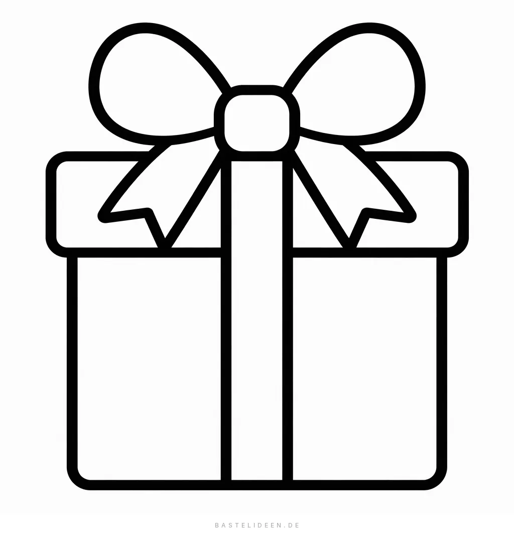 Großes Geschenkpaket mit Band und Schleife