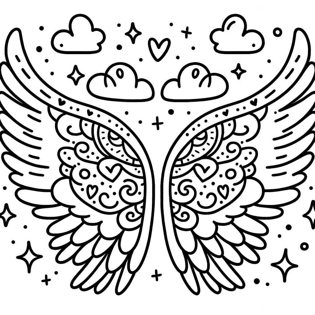 Wings Ausmalbilder